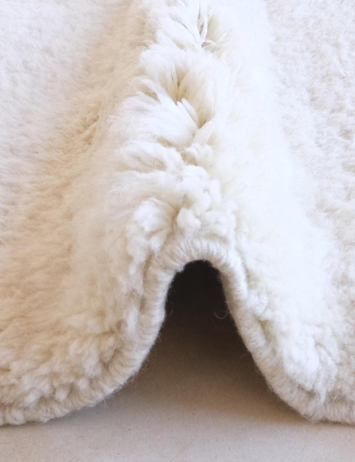 BERBERTEPPICH weich Wolle 118x 153 cm - Beige, Naturmaterialien (118/153cm) - AFK Living