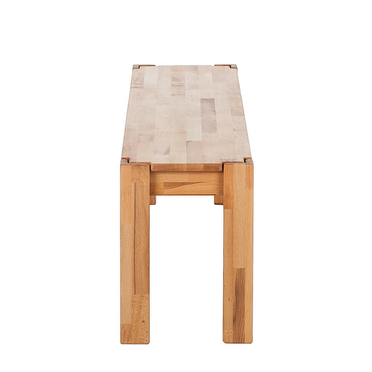 SITZBANK - Kernbuche massiv - Kernbuche, Holz (160/45/33cm) - home24