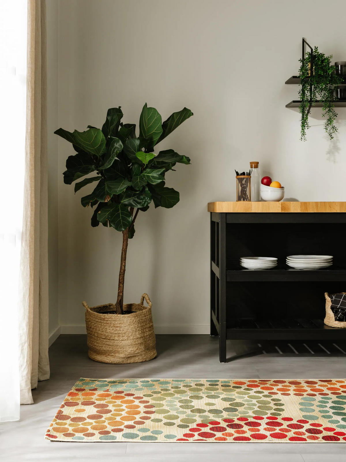 OUTDOORTEPPICH Artis Beige/Multicolor 80x250 cm - Beige, Textil (80/250cm) - benuta Nest