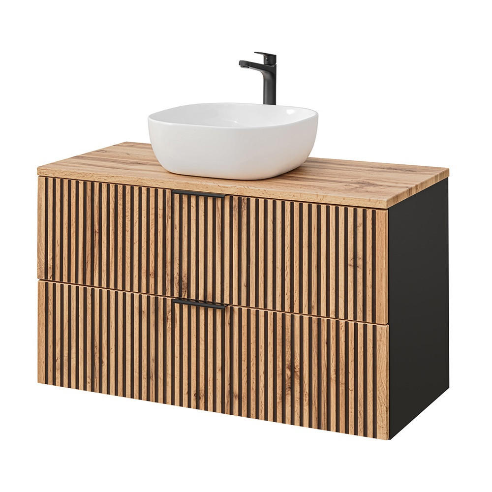 Lomado Waschtisch Braun 101x74x47 cm