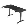 COMPUTERTISCH Oxnard - Schwarz, Holzwerkstoff/Metall (75/159/119cm) - pro.tec