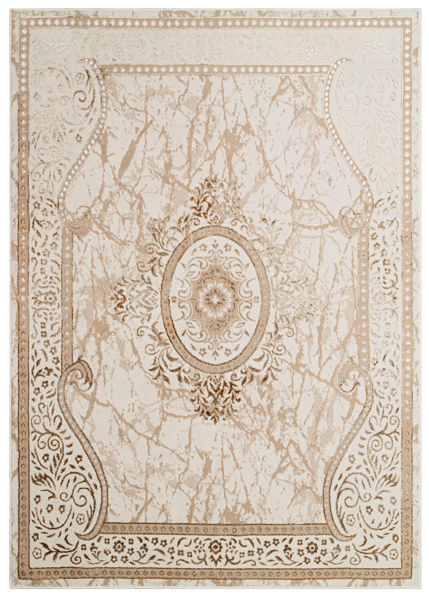 Tapiso Teppich Braun 250x350 cm