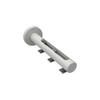 TRÄGER FÜR INNENLAUFSTANGEN 20 mm Ø, Siteno Langloch 1 bis 3-läufig, Weiß - Weiß, Metall (13/4/4cm) - INTERDECO