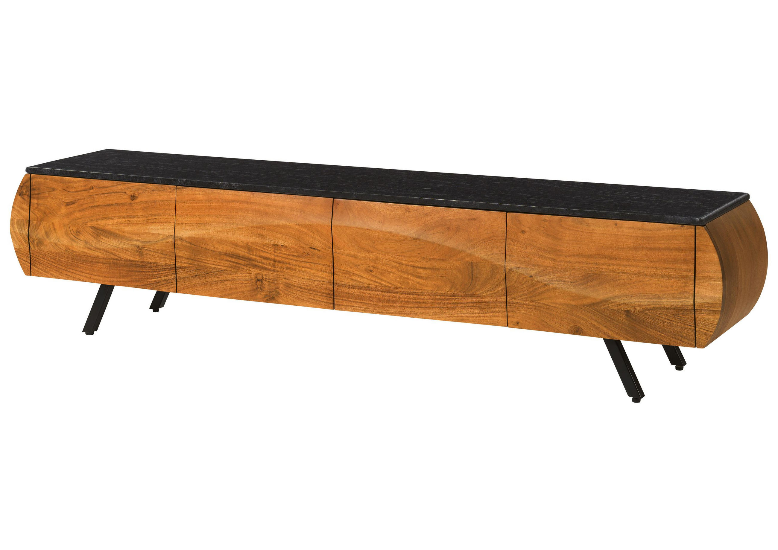 Massivmoebel24 Tv-Board Natur 204x45x40 cm