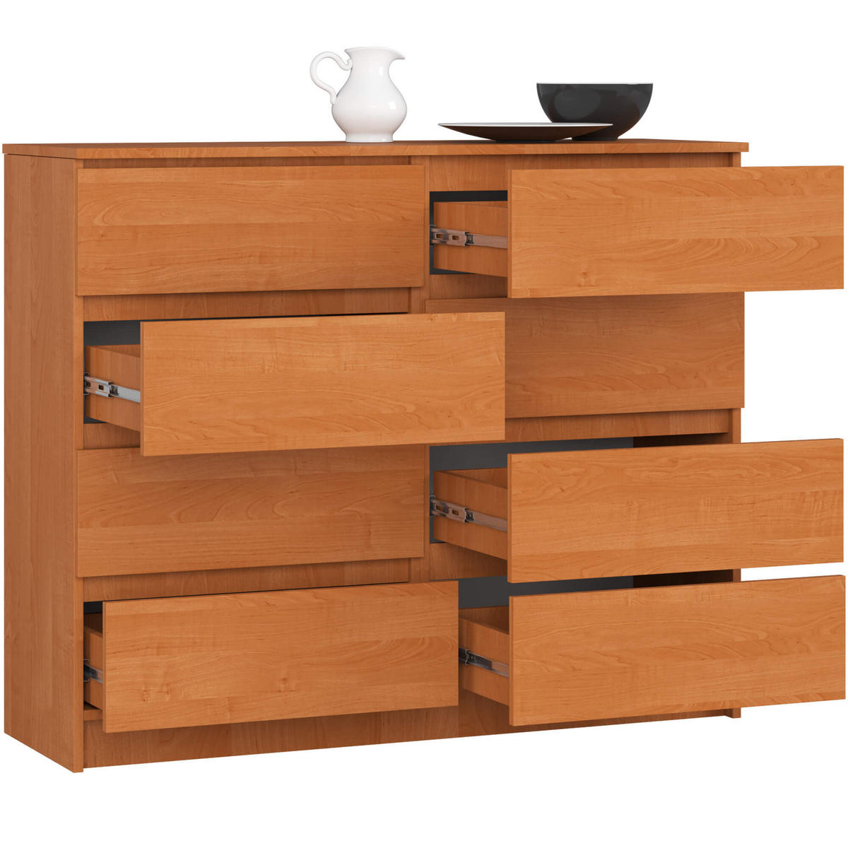 KOMMODE Erlefarben 99/120/40 - Erlefarben, Holzwerkstoff (120/99/40cm) - RAUMHIRSCH FURNITURE
