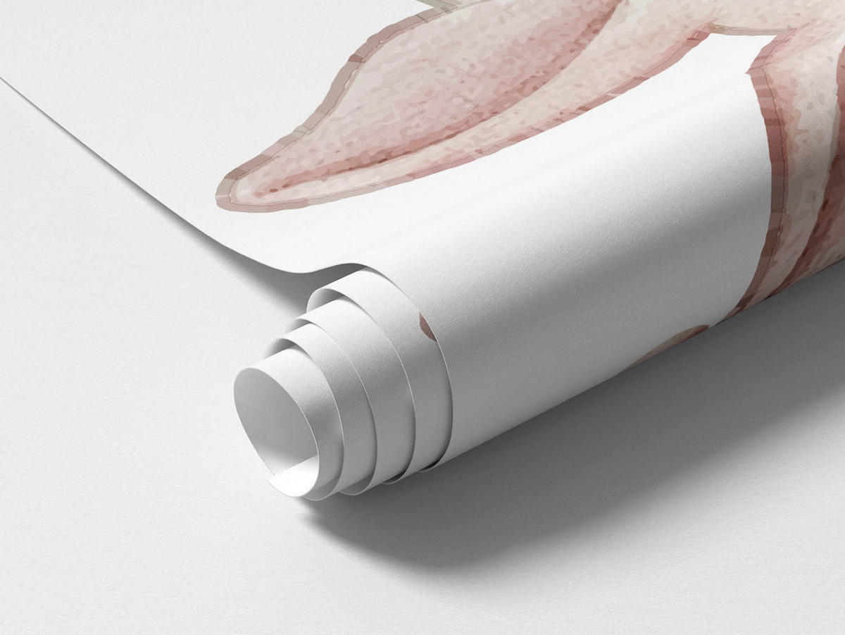 WANDAUFKLEBER 80x69cm - Ein Häschen auf den Wolken - Multicolor, Kunststoff (80/69/0.1cm) - Wallfluent