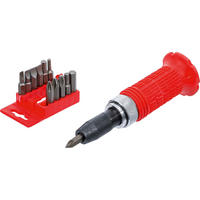 HAND-SCHLAGSCHRAUBER-SATZ INKL. BITS | ABTRIEB INNENSECHSKANT 12,5 MM - Multicolor, Kunststoff/Metall (1/1cm) - BGS technic