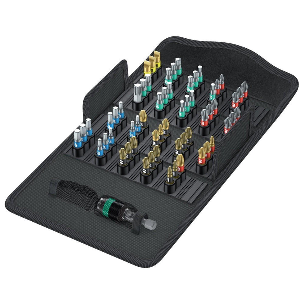 BIT-SAFE 61 BiTorsion 1, 61-teilig - Multicolor, Kunststoff (160/100/56cm) - Wera