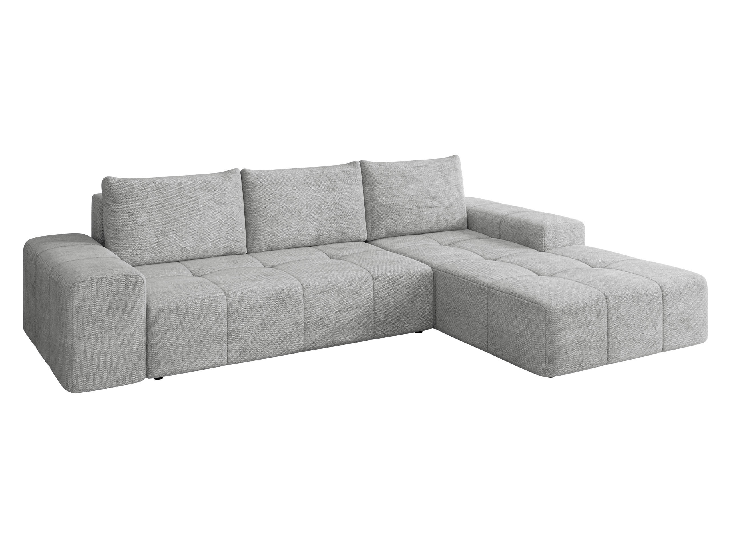 COLTAR Tonseo L, Dreapta - gri deschis/negru, material plastic/material textil (173/275cm) - MIRJAN24