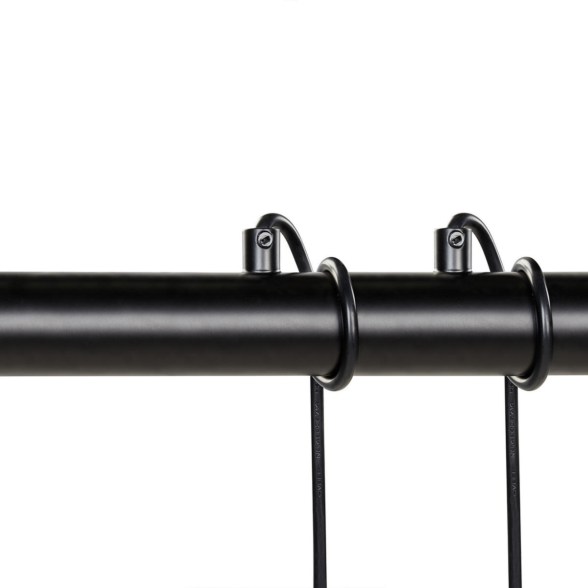 HÄNGELEUCHTE Tutaki 16/61/162 cm - Schwarz, Metall (16/61/162cm) - Beliani