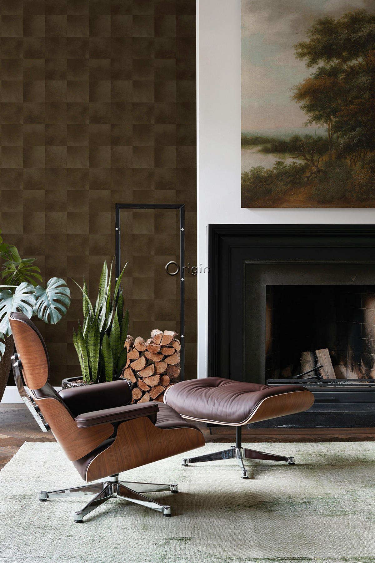 TAPETE Tierhautmuster 53 cm x 10.05 m - Braun, Papier (53/1000cm) - Origin Wallcoverings