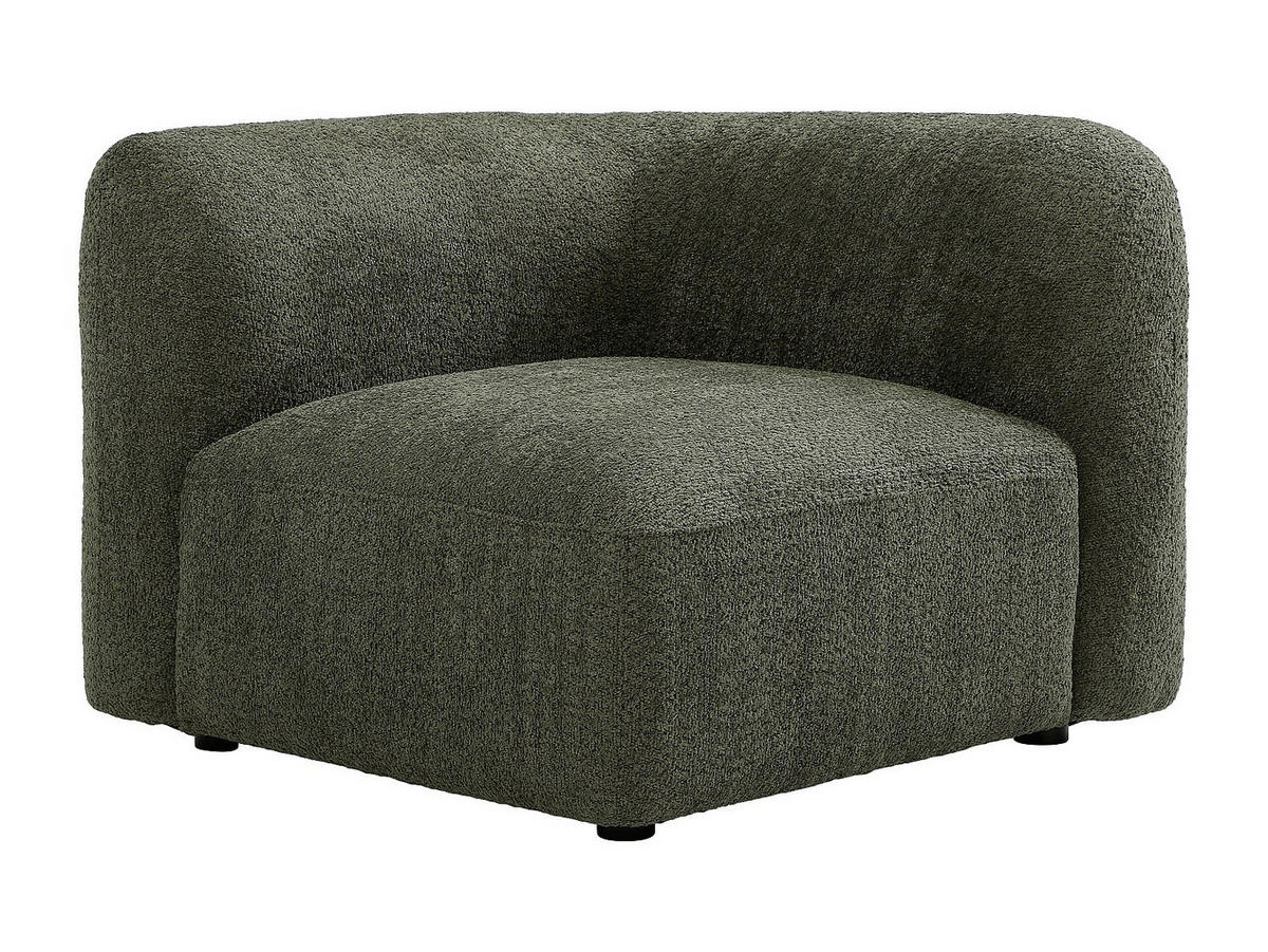 SESSEL mit gerader Rückenlehne - 1 Person - stoff - grün Danepi - Grün, Holz/Textil (94/69/94cm) - Vente-Unique
