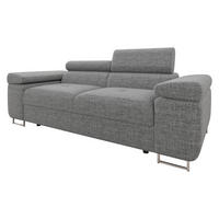 SOFA Torezio 2 - Hellgrau, Holz/Textil (198/90/102cm) - MIRJAN24