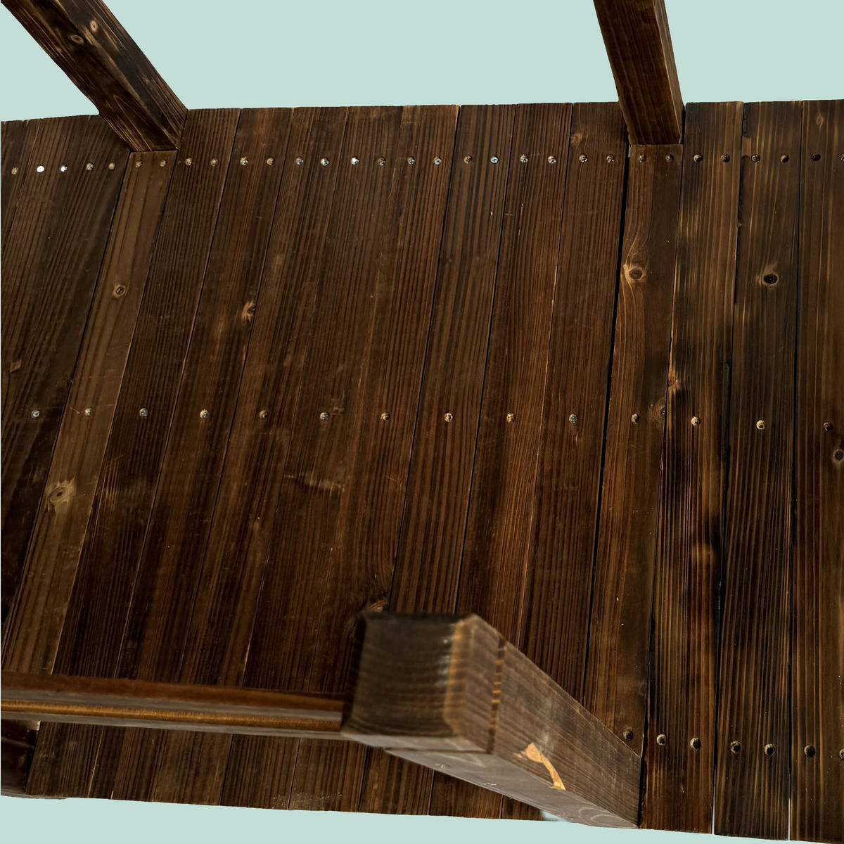 MOST-ZÁHRADY - hnedá, drevo (75/171.5/58cm) - Relaxdays