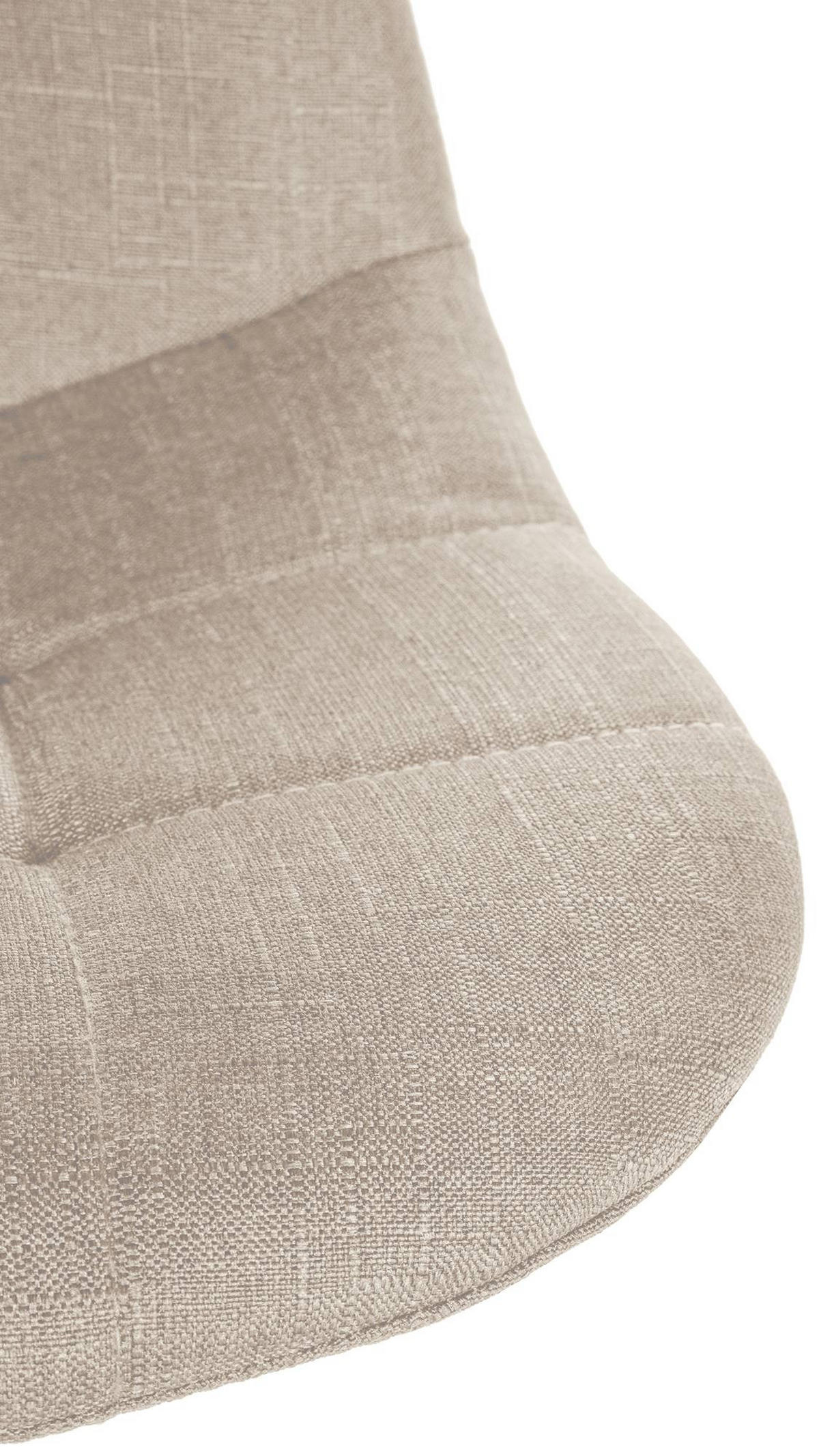 BARHOCKER Metall creme - Creme, Textil/Metall (47/99/56cm) - CLP