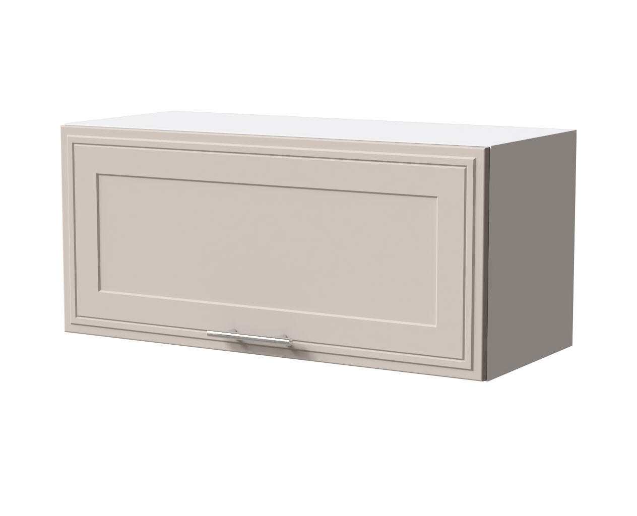 KLAPPHÄNGESCHRANK Salo W4B/80 Weiß / Kaschmir Matt 80 / 32,5 / 36cm - mit Blum Aventos Klappenbeschlag - Kaschmir/Weiß, Holz/Holzwerkstoff (80/36/32.5cm) - Feldmann-Wohnen