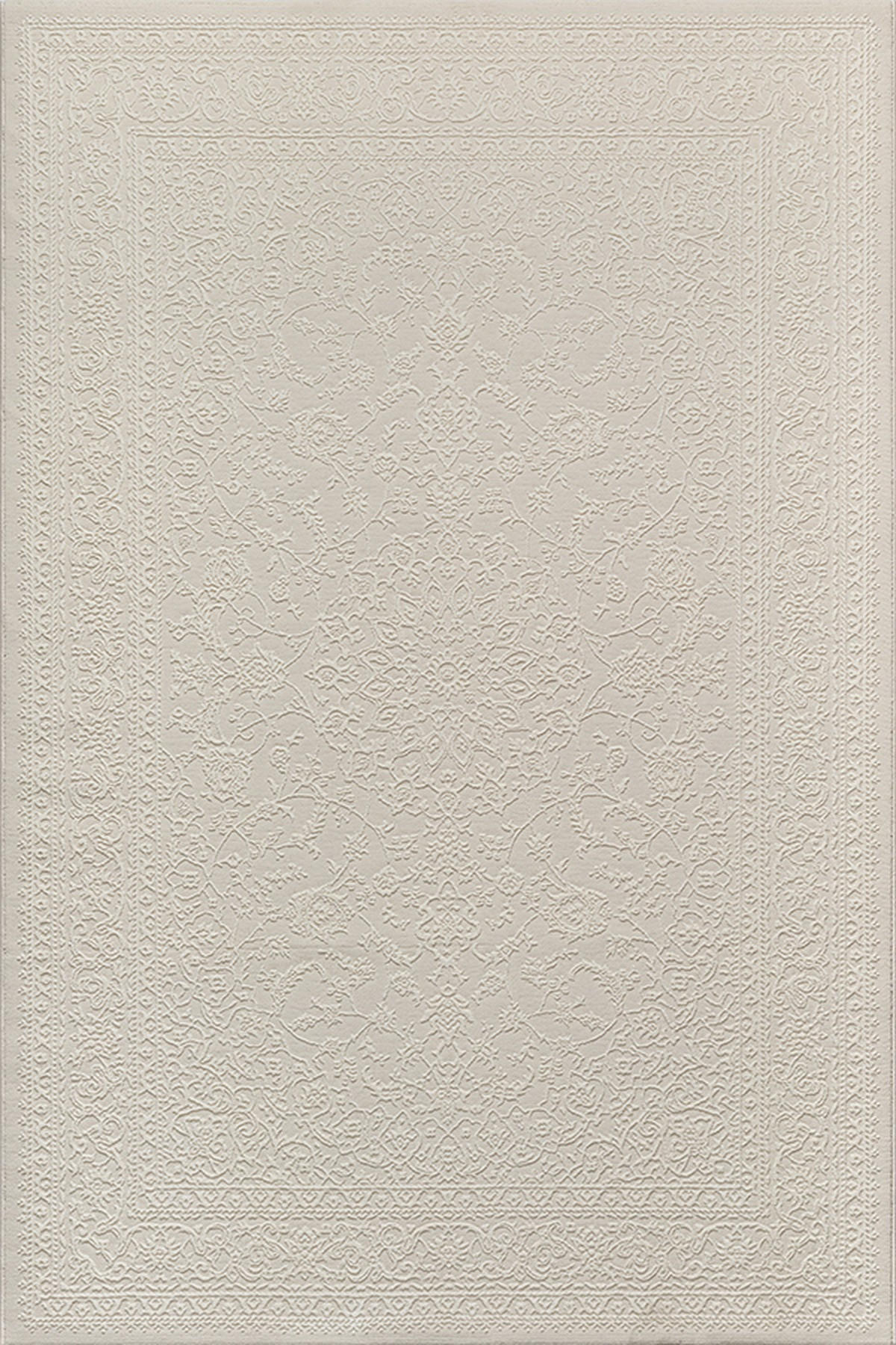 KURZFLORTEPPICH Uni KASOS Polyester Creme 160 x 230 cm - Beige, Textil (160/230cm) - KADIMA DESIGN