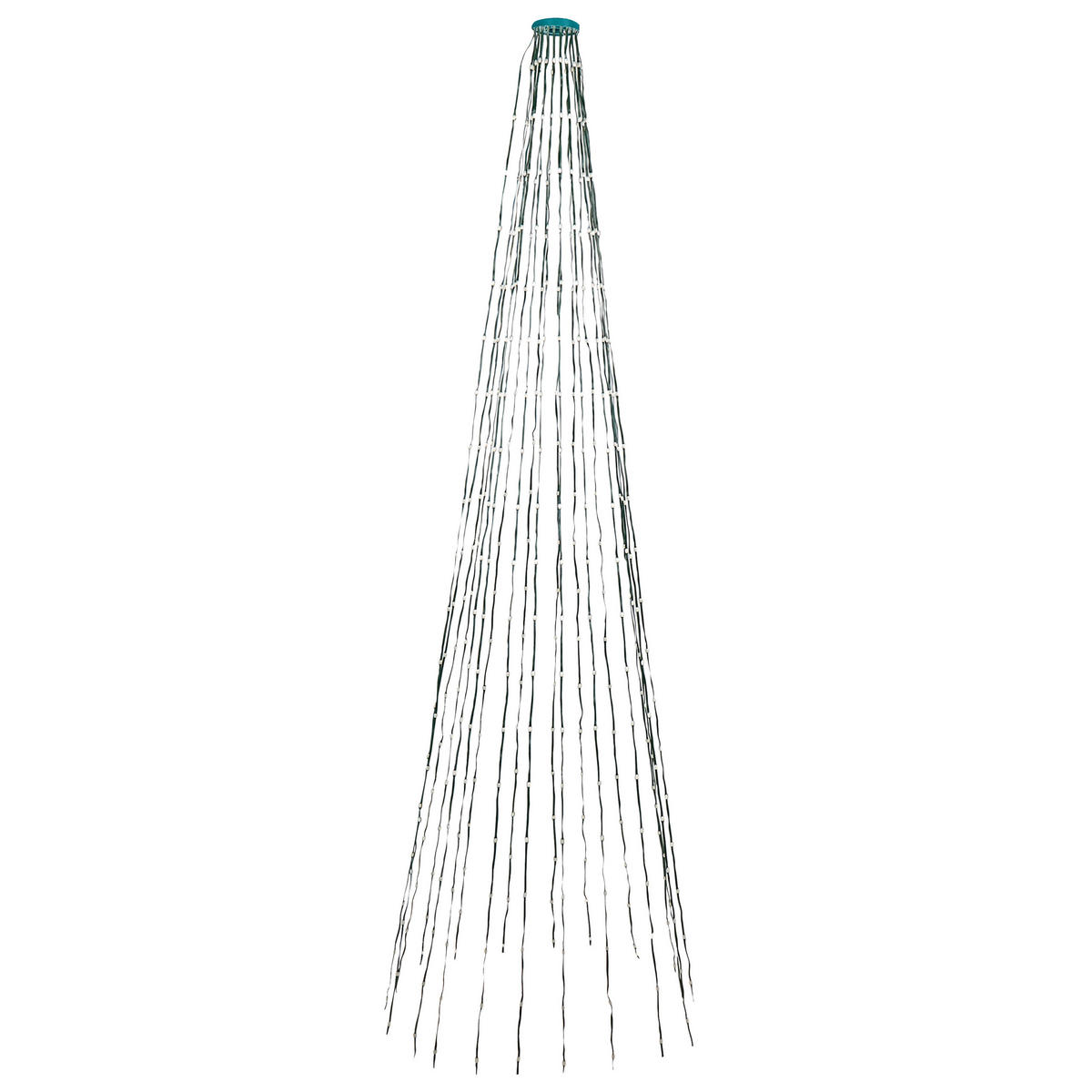 WEIHNACHTSBELEUCHTUNG 200 cm Bunt Saarloq - Multicolor, Kunststoff (200cm) - Beliani