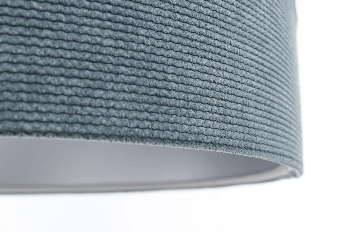 HÄNGELEUCHTE Blau 40/20 cm - Blau/Silberfarben, Kunststoff (40/0.6/20cm) - ONZENO