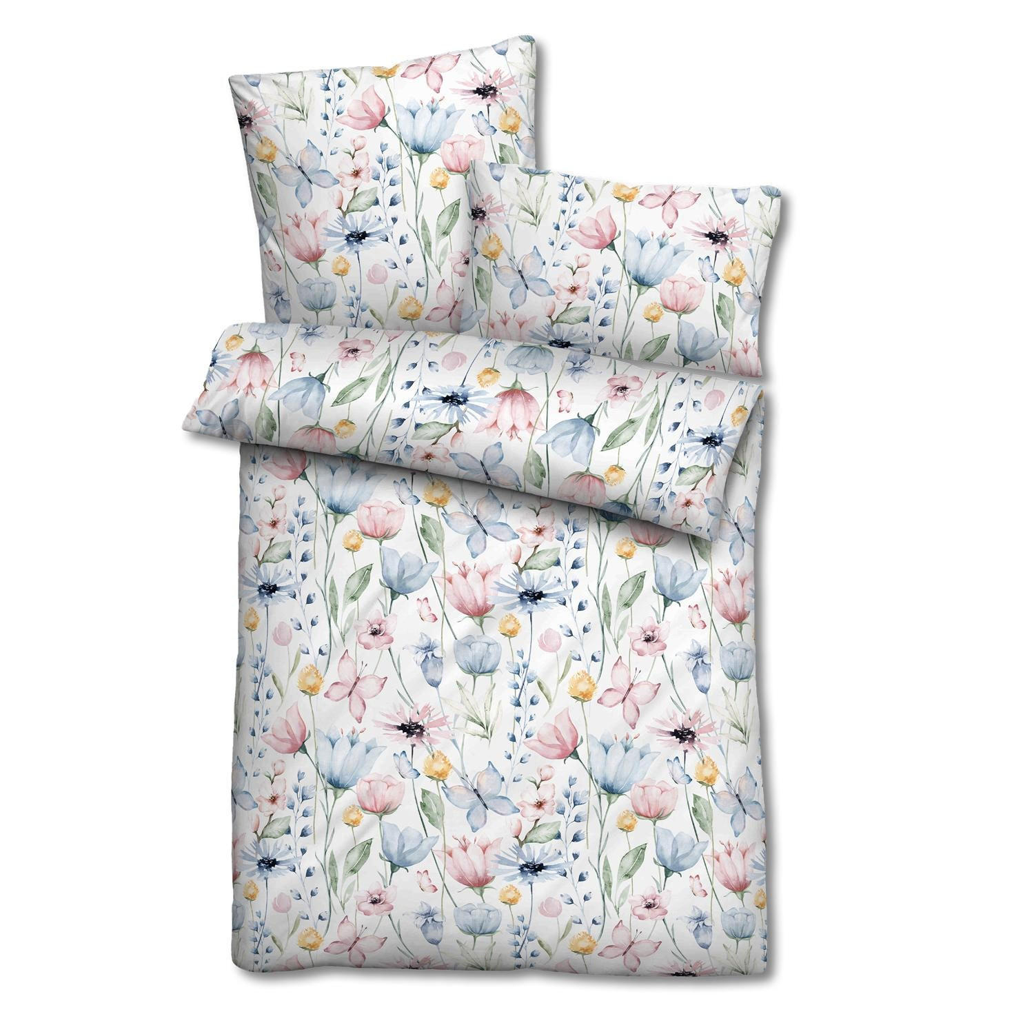 BETTWÄSCHE 135x200 cm - Weiß, Textil (135/200cm)