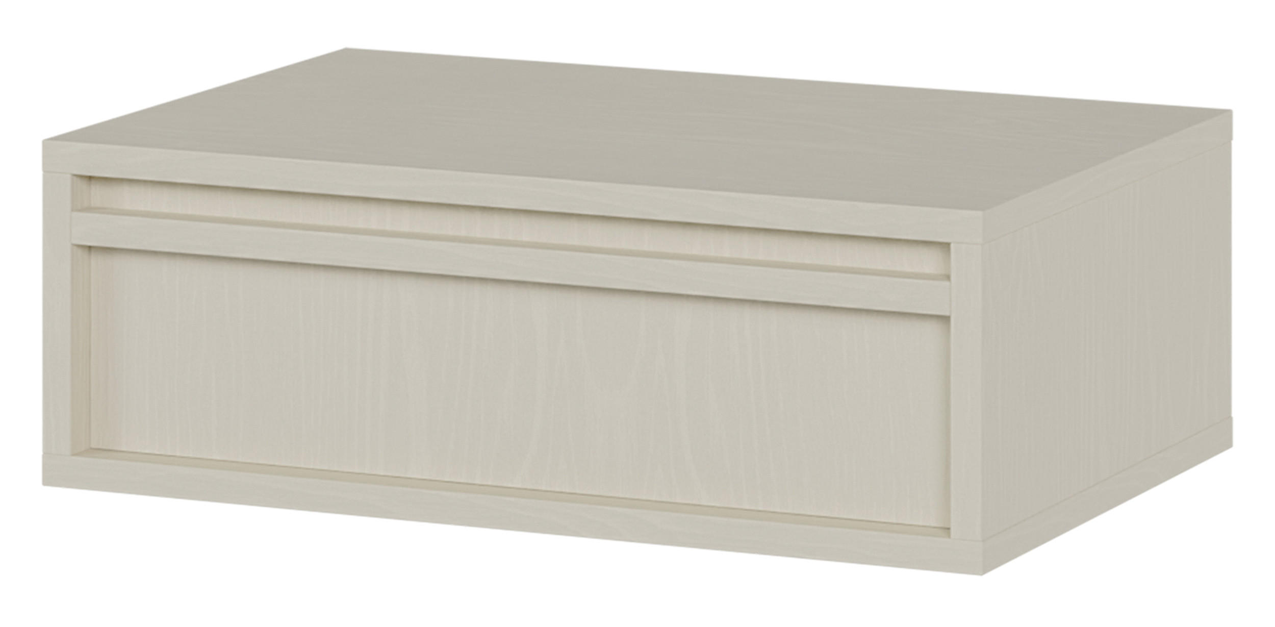 NACHTISCH Evo beige, 50 cm - Beige, Holzwerkstoff (50/17/34cm) - Selsey