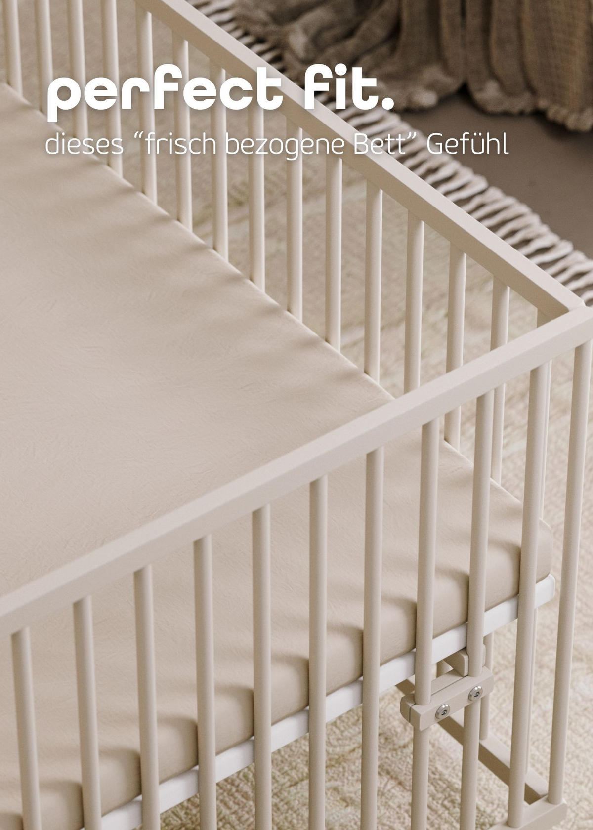 SPANNBETTLAKEN 90x55 cm Jersey natur | Spannbetttuch für Laufgitter & Babymatratzen - Naturfarben, Textil (55/90cm) - Sämann – make a difference.