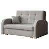 SCHLAFSOFA Viva Gold II - Hellgrau/Braun, Holz/Textil (133/85/98cm) - MIRJAN24