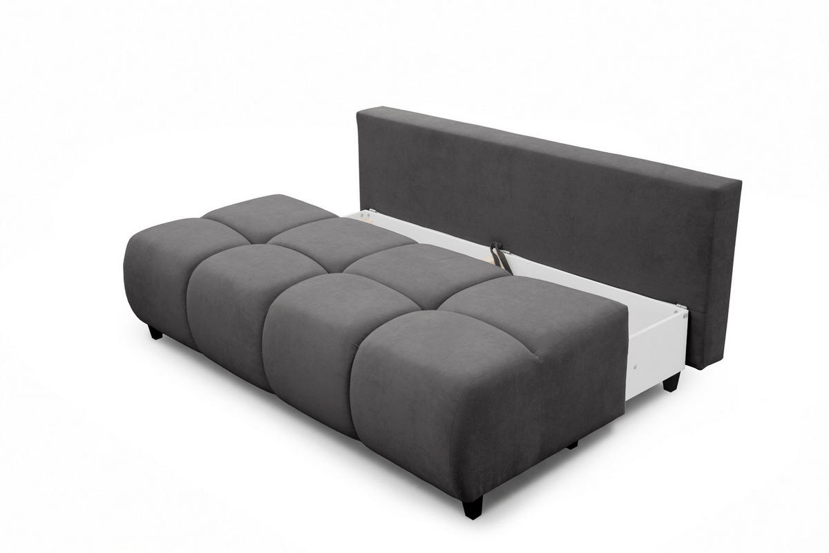 SOFA 196 cm in Graphit - Graphitfarben, Textil (196/79/100cm) - Home Collective