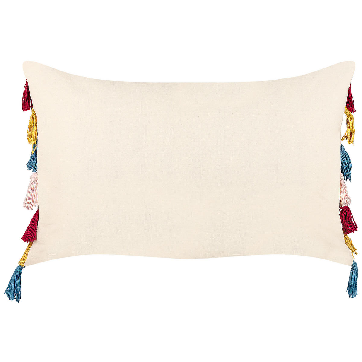 DEKOKISSEN 2er-Set Hellbeige 40/60 cm Agave - Beige, Naturmaterialien/Textil (40/60cm) - Beliani