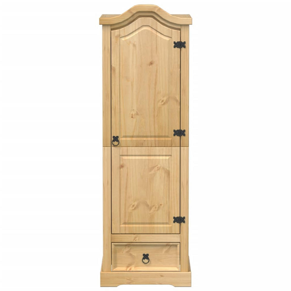 DREHTÜRENSCHRANK Epstein 55/52/170 cm - Braun, Holzwerkstoff (55/170/52cm) - Nettlife