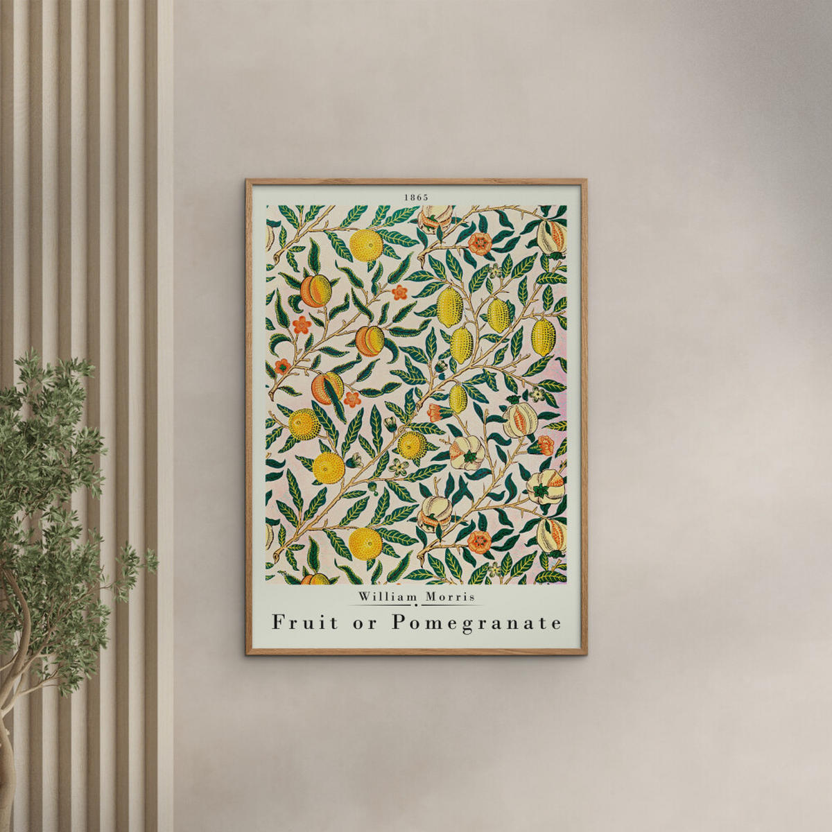 POSTER William Morris - Pomegranate - Multicolor, Papier (50/70/0.1cm) - Poster&Frame