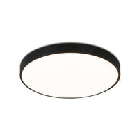 LED-DECKENLEUCHTE Thaddeus 21/21/3 cm - Schwarz, Kunststoff (21/21/3cm) - Nettlife