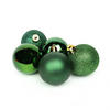 WEIHNACHTSKUGELN 5er-Set Ø 5 cm - Grün, Kunststoff (5/6.2/5cm) - Atmosphera Createur d´interieur