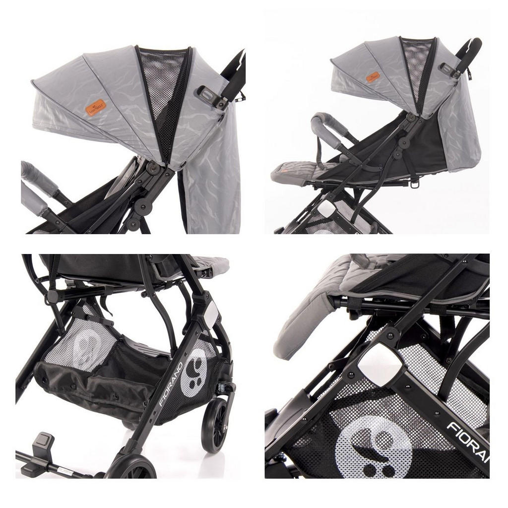 Thumbnail - Lorelli Kinderwagen, Grau, Metall, 51x107x85 cm, kinder, unisex, Baby on Tour, Kinderwagen, Buggys
