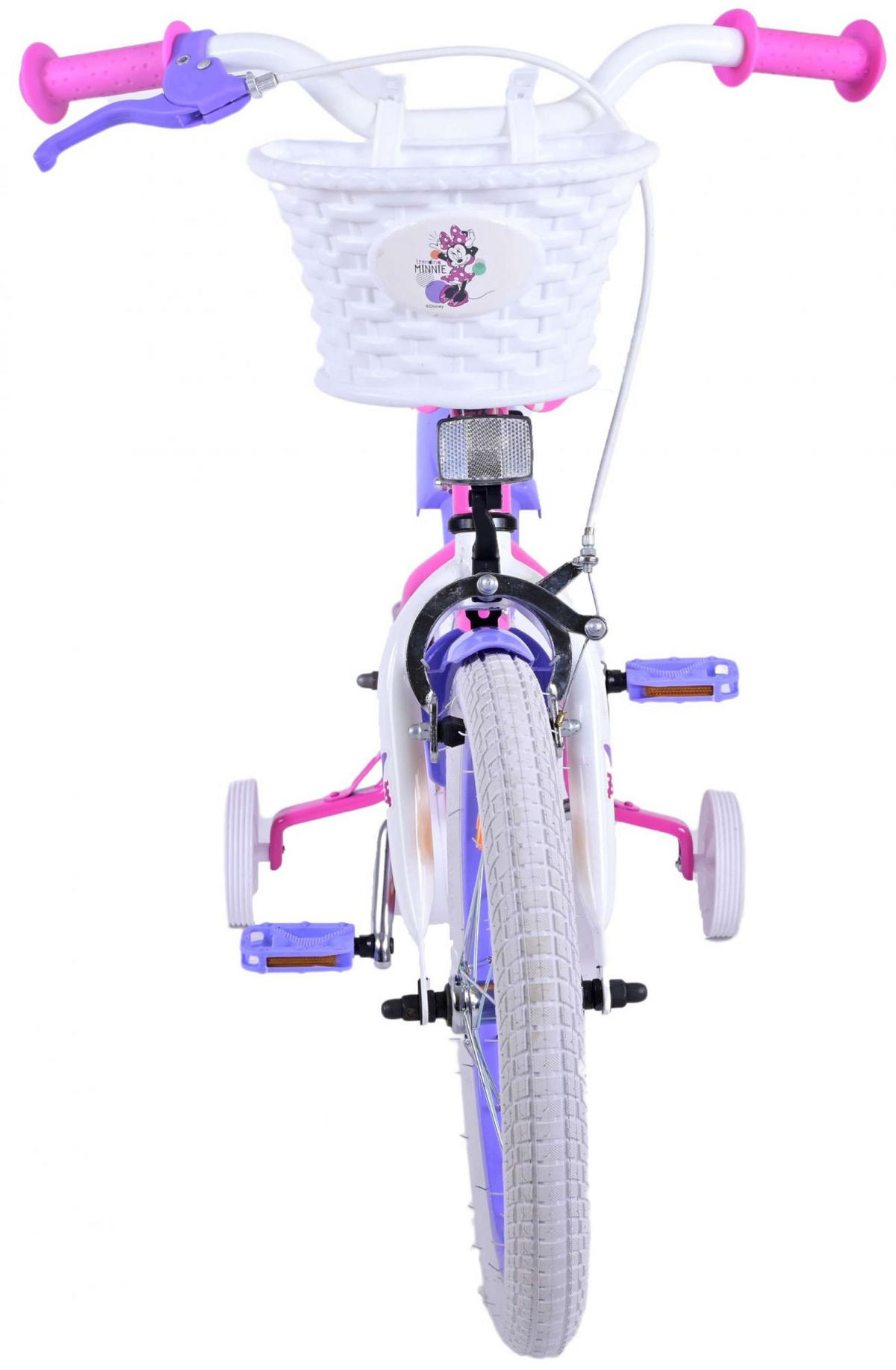 KINDERFAHRRAD Minnie Cutest Ever - Mädchen - Rücktritt + Handbremse - Rosa - Rosa, Metall (49cm) - TPFSports