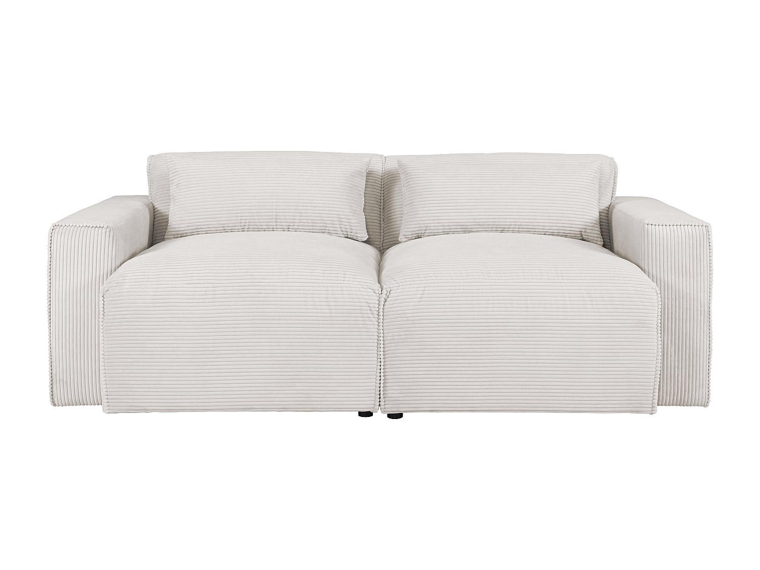 Vente-Unique Sofa Beige 215x80x104 cm