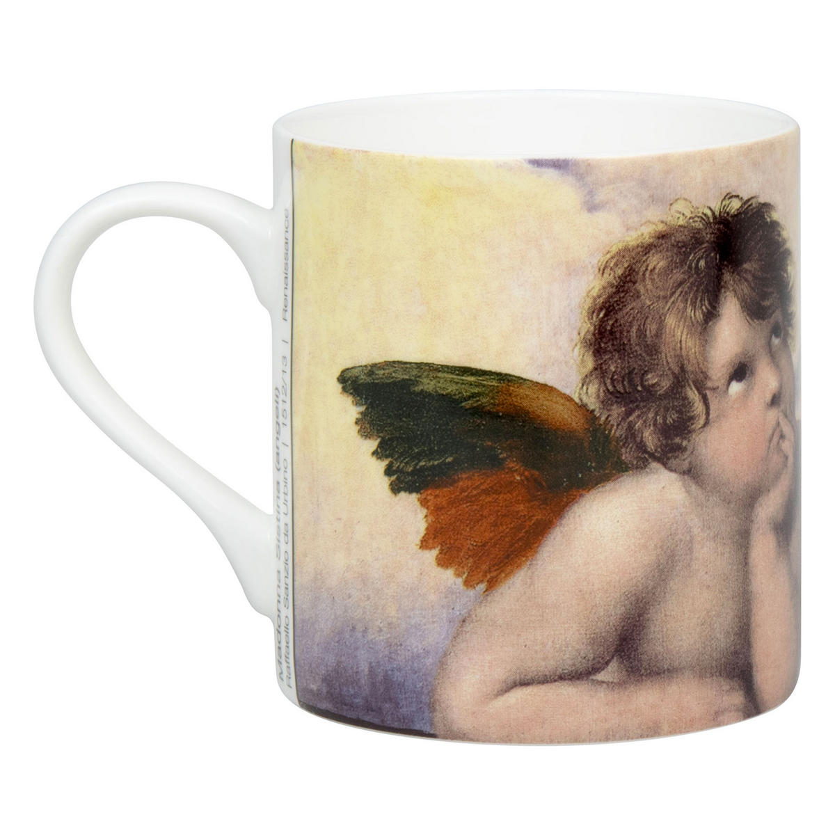 KAFFEEBECHER Madonna Sistina - Raffael, in Geschenkbox - Naturfarben, Keramik (0.4L) - Könitz