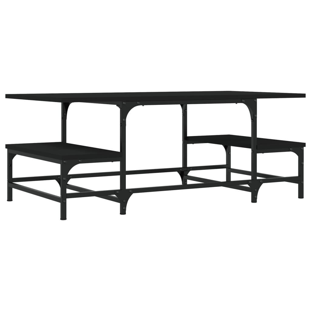 COUCHTISCH Schwarz 100x50,5x40 cm Holzwerkstoff - Schwarz, Holzwerkstoff (100/50.5/40cm) - furnicato