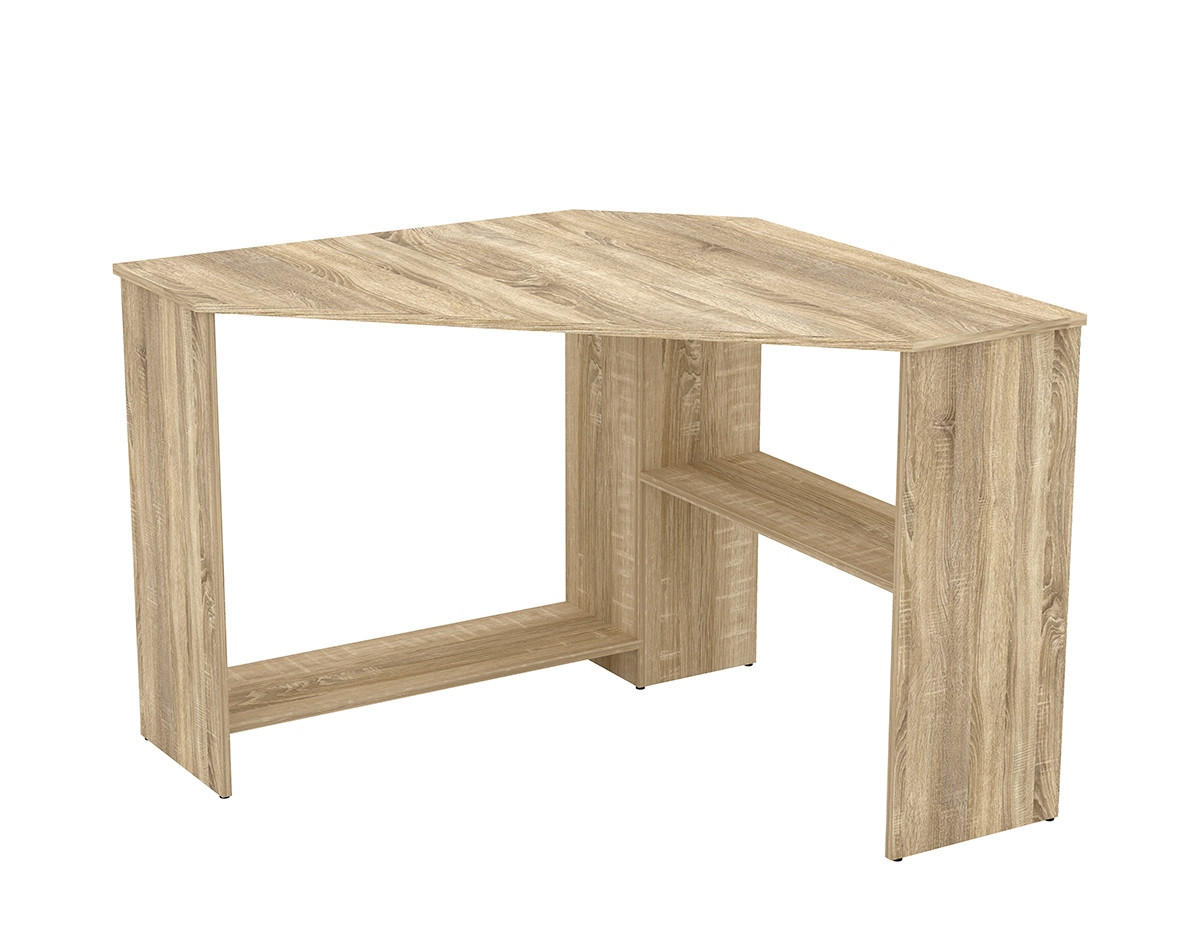 SCHREIBTISCH SPAZIO 80x80x73 cm Bürotisch Computertisch, Sonoma Eiche - Sonoma Eiche, Holzwerkstoff (80/80/73cm) - MASSENO