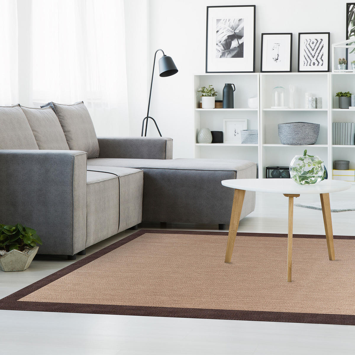 TEPPICH Premium en Vinyle Dunkelbraun 160x230 cm - Braun, Kunststoff (160/230cm) - STORESDECO