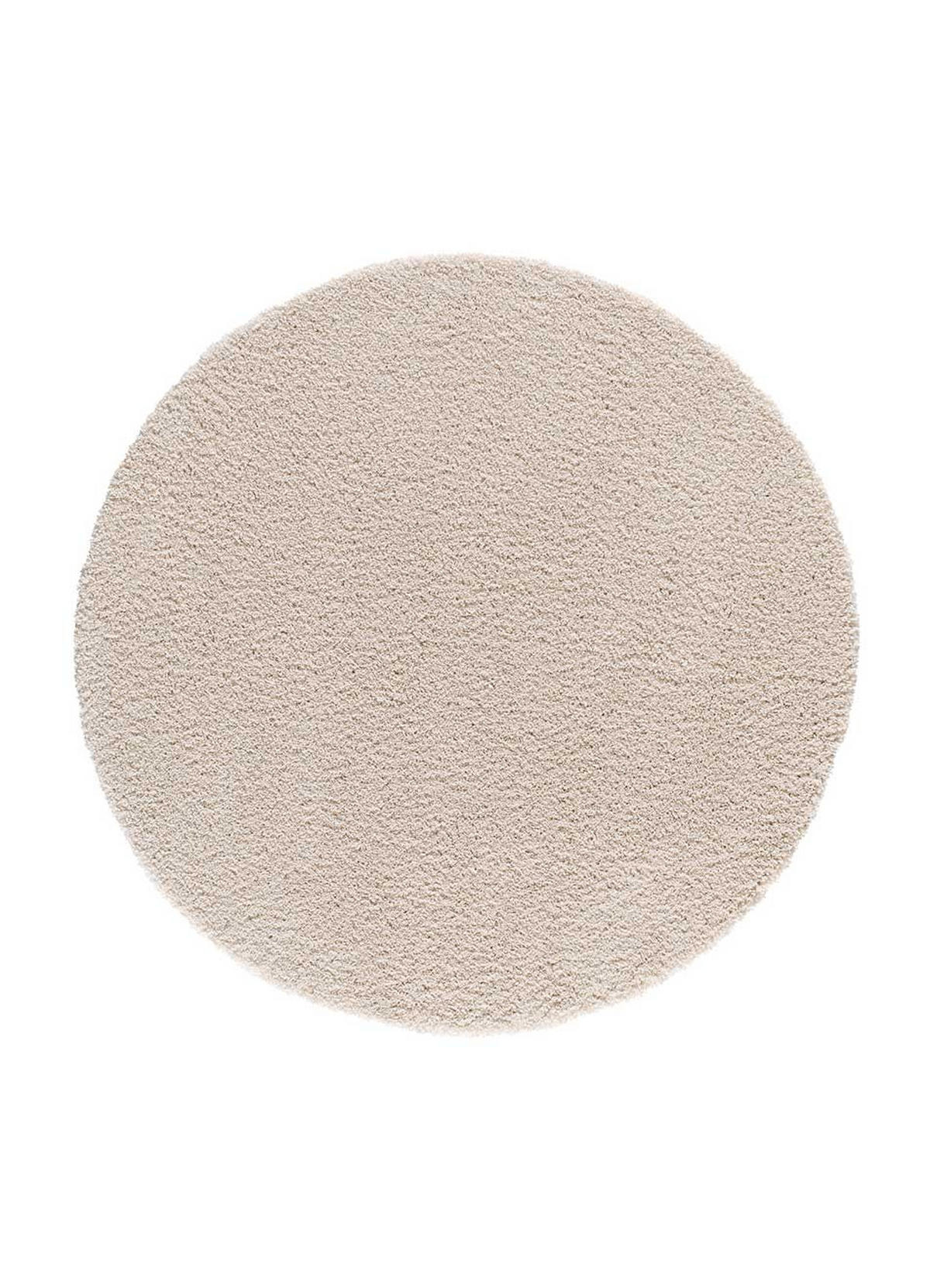 HOCHFLORTEPPICH Weiß Norge 130/130 cm - Weiß, Naturmaterialien/Textil (130/130cm) - Atticgo