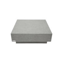 COUCHTISCH TEVERE aus GF-Beton Quadratisch, Wetterbeständig, 102x102x36 cm - Grau, Naturmaterialien (102/102/36cm) - Elementi