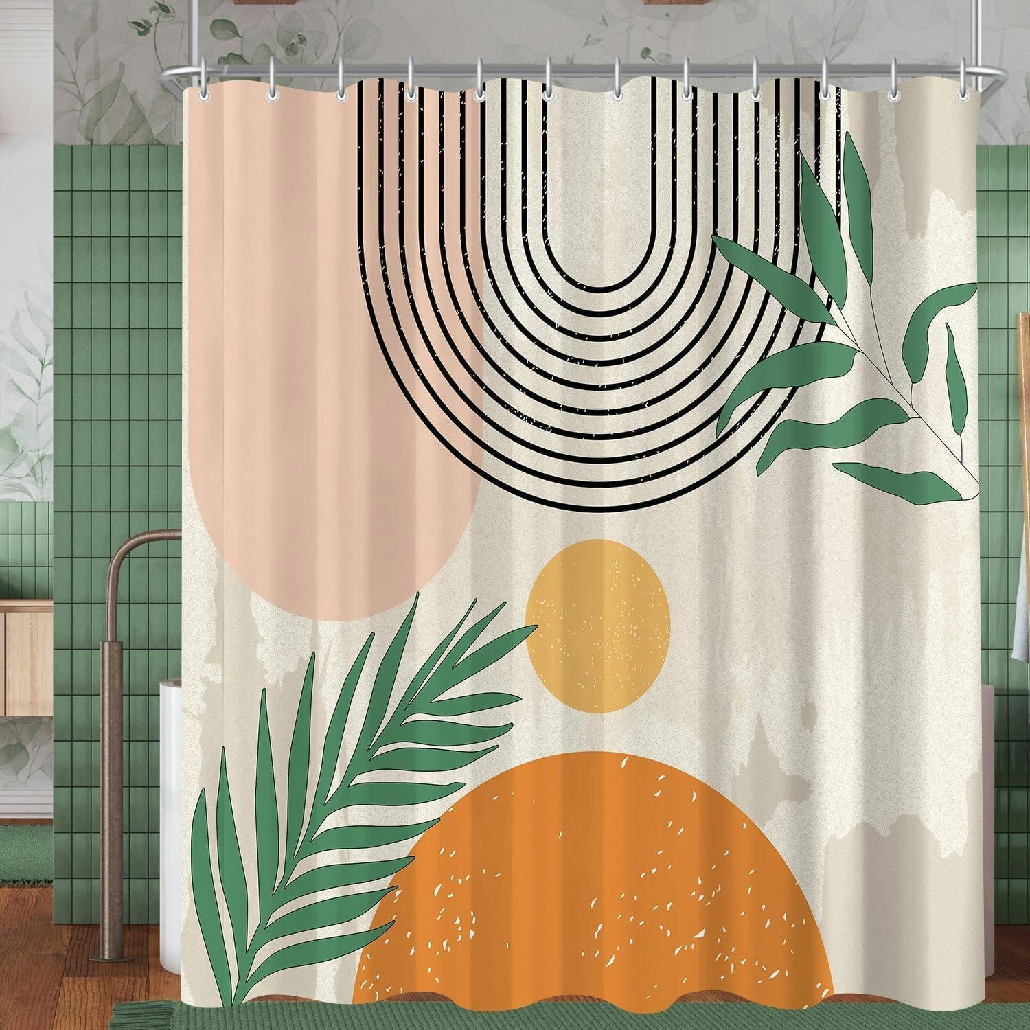 DUSCHVORHANG Boho Style 180 x 200 cm - Multicolor, Textil (180/200cm)