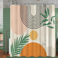 DUSCHVORHANG Boho Style 180 x 200 cm - Multicolor, Textil (180/200cm)