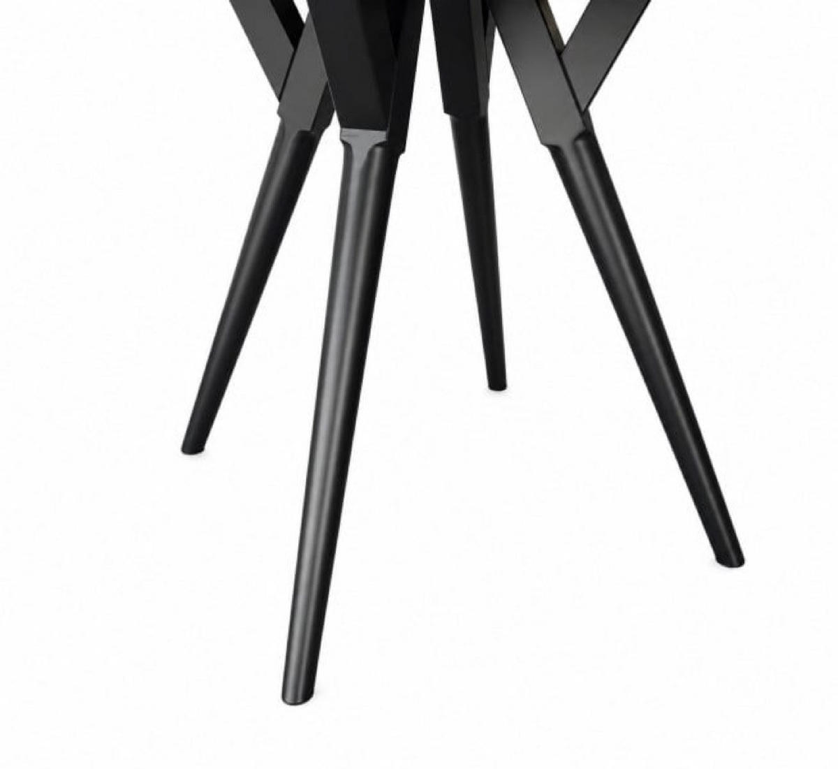 TISCH Schwarz Adi Ausziehbar - Schwarz, Holzwerkstoff (90/90/76cm) - Sepro Meble