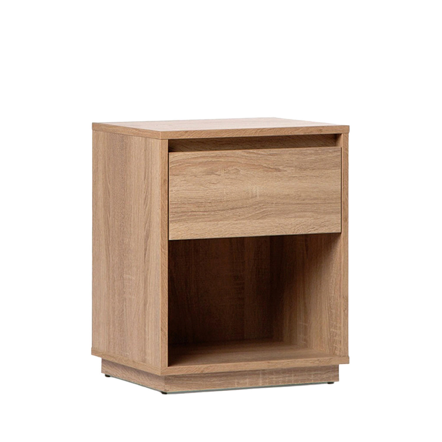 NACHTTISCH MIT 1 SCHUBLADE Oslo Natürlich 40 cm x 50 cm - Naturfarben, Holzwerkstoff (40/50/35cm)
