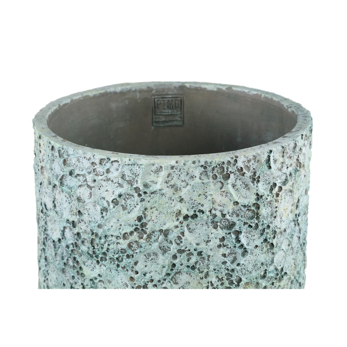 TOPF Darrel Blau 24/24/55cm - Blau, Stein (55cm) - PTMD Collection