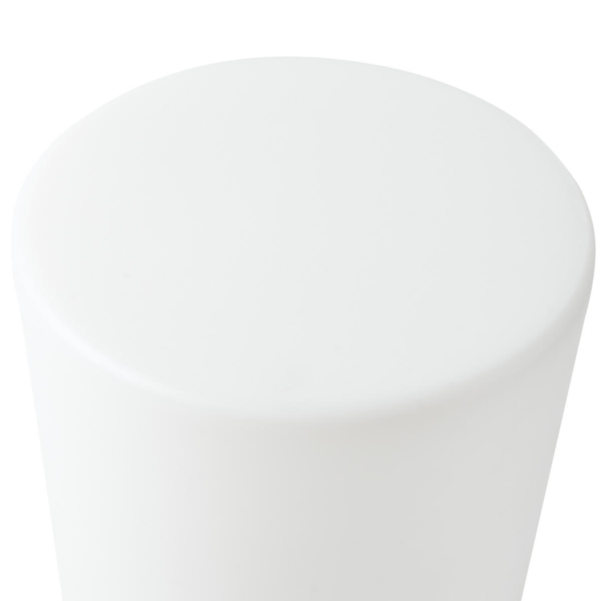 LED-LAMPE Weiß Piedra - Weiß, Kunststoff (36/36/78cm) - Beliani