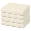 HANDTUCH Sensual Skin Zopf 4er-Set - Naturfarben, Textil (50/100cm) - Ross
