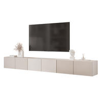 TV-LOWBOARD ANGEL mit LED-Beleuchtung, 300 cm Kaschmir - Kaschmir, Holzwerkstoff (300/36/40cm) - Idohome